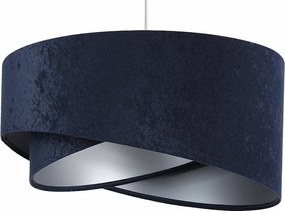 Lampa wisząca GEMSTONE błękitna/złota