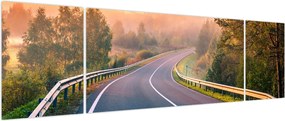 Obraz - Podróż o wschodzie słońca (170x50 cm)