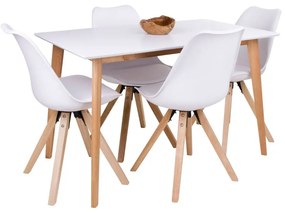 Stół z białym blatem Bonami Essentials Vojens, 120x70 cm