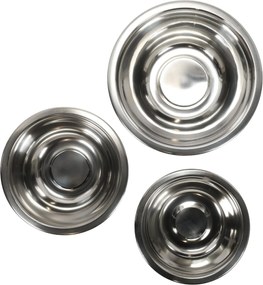 Miska ze stali nierdzewnej, zestaw 3 mis kuchennych 700 ml, 950 ml, 1900 ml