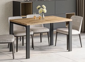 Stół do jadalni w stylu industrialnym Garant dąb wotan