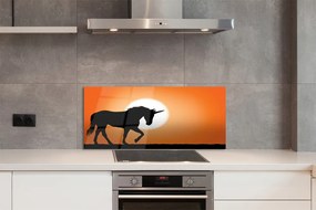 Panel nad Blat Kuchenny Romantyczny Zachód z Jednorożcem