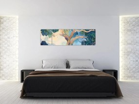 Obraz – Kosmiczne drzewo (170x50 cm)