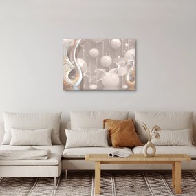 Obraz - Przeklęte łabędzie (70x50 cm)