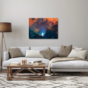 Obraz na szkle - Czarujący czarodziej (70x50 cm)
