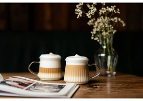 Kubki do cappuccino z podwójną ścianką zestaw 2 szt. 320 ml Mia – Vialli Design