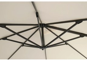 Beżowy parasol Hartman Deluxe, ø 350 cm