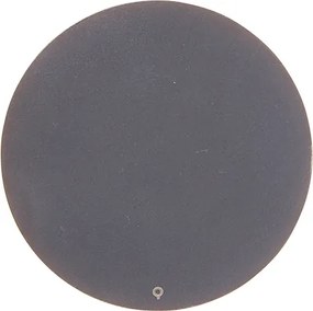 Designerska lampa ścienna szara 16,5 cm z LED - Skyf