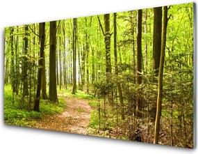 Panel nad blat kuchenny Ścieżka W Głębi Lasu