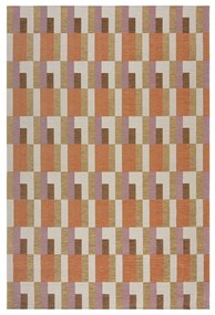 Pomarańczowo-naturalny dywan 120x170 cm Riley Block Geo – Flair Rugs