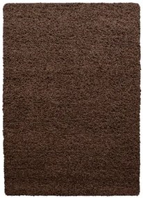 Dywan shaggy jednokolorowy brązowy 200 cm x 290 cm