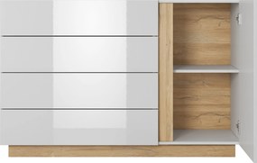 Komoda ARCETTO 138 cm do Salonu Sypialni Biały