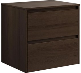 Szafka łazienkowa TRONDHEIM pod umywalkę 60 cm, orzech