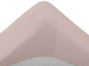 PrzytulneMieszkanie.pl Prześcieradło Jersey do łóżeczka 70x140 cm jasnoróżowe