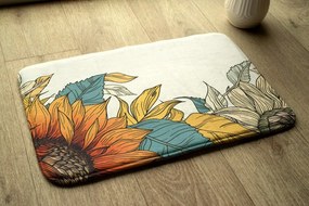 Dywanik łazienkowy antypoślizgowy Dywanik łazienkowy antypoślizgowy Kwiat Słonecznika