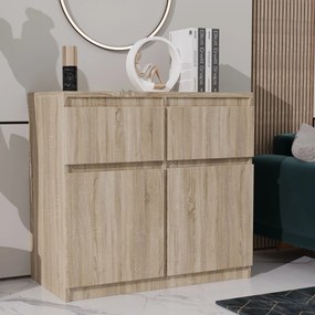 Komoda MERAVIGLIA 80 cm do Salonu Sypialni Dąb sonoma