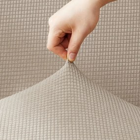 4Home Pokrowiec elastyczny na fotel Magic clean beżowy, 75 - 95 cm