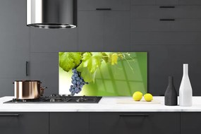 Szkło do Kuchni na Ścianę Dojrzałe Winogrona w Winnicy