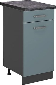 Szafka dolna do kuchni niebiesko-szary 40x60x81.6 r-line