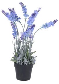 Sztuczna lawenda w doniczce, 40 cm