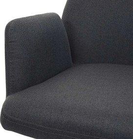 Krzesło do jadalni MCW-H71 (zestaw 6 sztuk) obrotowe,  ciemnoszary