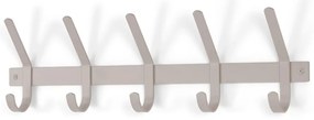 Szarobrązowy metalowy wieszak ścienny 70 cm Dexter – Spinder Design