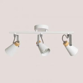 Regulowana Lampa Sufitowa Ze Stali Anteia Biała - Sklum