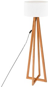 Biała lampa podłogowa MOLU