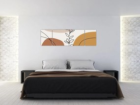 Obraz - Kształty Boho (170x50 cm)