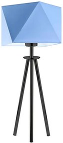 Geometryczna lampka stołowa na czarnym stelażu - P0-L36