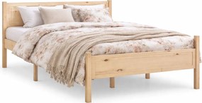 Drewniane łóżko z naturalnej sosny 120x200 W9-C81