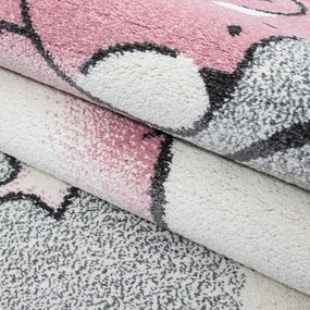 Różowo-szary dywan dziecięcy 120x170 cm Kids – Ayyildiz Carpets