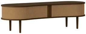 Brązowa szafka pod TV w dekorze dębu 140x40x46 cm Audacious – UMAGE