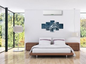 Obraz architektury w ciemności (125x70 cm)
