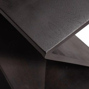 Stolik z litego drewna akacjowego 41x41 cm Ikem – WOOOD