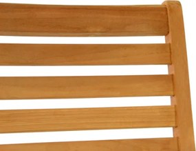 Divero 2 krzesła ogrodowe teakowe z regulacją i składaniem