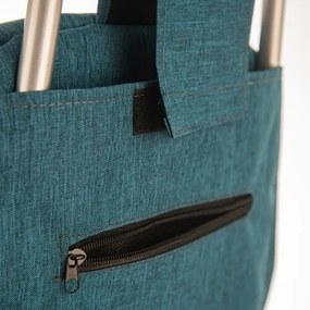 Torba na kółkach Orion Styl petrol , 30 x 22 x 53cm