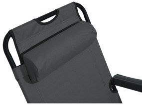 Cattara 13513 Składane leżak Comfort, antracyt,155 x 61 cm