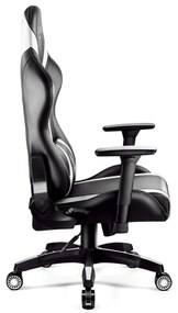 Fotel gamingowy Diablo X-Horn 2.0 King Size, czarno-biały