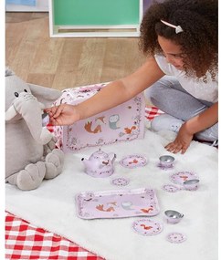 Różowy dziecięcy kuferek piknikowy Sass &amp; Belle Woodland Friends