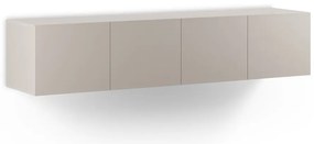 Kremowa szafka pod TV 180x38x35 cm Daroca – Marckeric