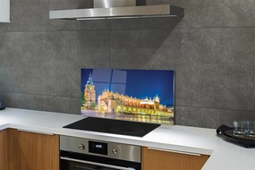 Panel Szklany Nocne Sukiennice w Krakowie