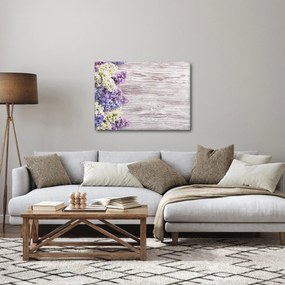 Obraz bzu na drewnie (70x50 cm)