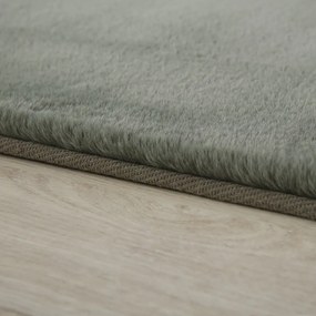 Zielony okrągły dywan odpowiedni do prania ø 160 cm Pouffy – Ayyildiz Carpets