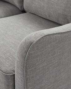 Sofa Venuste grey linen 2-os.