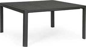 Stół rozkładany aluminium antracyt 149×97 cm - 149×149 cm - KIPLIN
