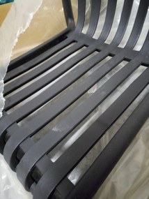 PROMOCJA Krzesło plastikowe TREGO, antracytowe II. jakość