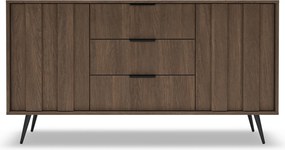 Komoda Flaro 153 cm z szufladami - dąb dunin