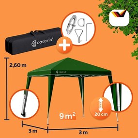 Pawilon CAPRI, 3x3m, zielona Casaria