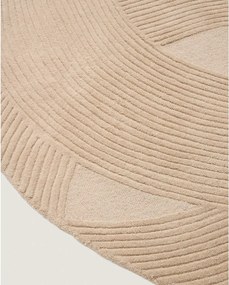 Kremowy wełniany dywan tkany ręcznie 160x230 cm Domm – Kave Home